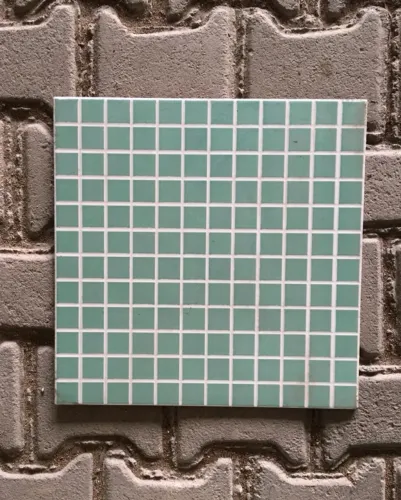 Revestimento cerâmico tipo pastilha 35 x 35, raridade no mercado.