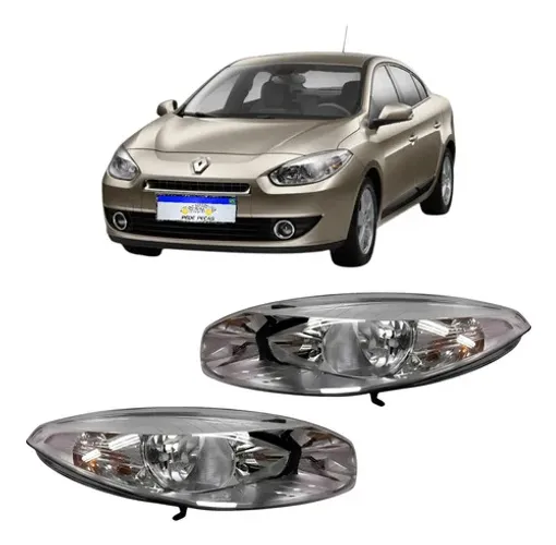 Farol Renault Fluence 2011 2012 2013 2014 2015 Elétrico