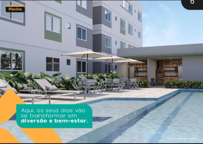 Apartamento com 2 quartos no Lets bela vista em Campina Grande
