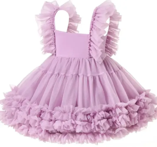 Vestido tutu lilás 