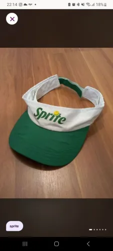 Viseira boné Sprite