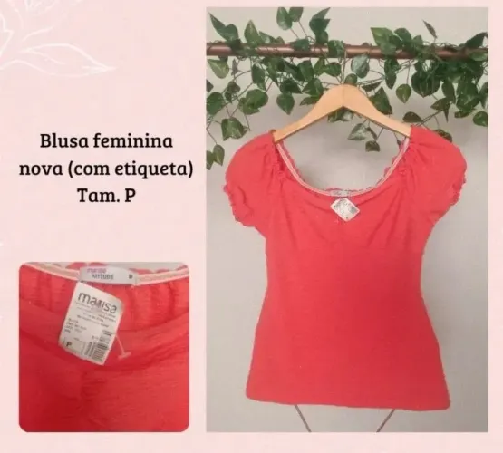 Blusa nova com etiqueta