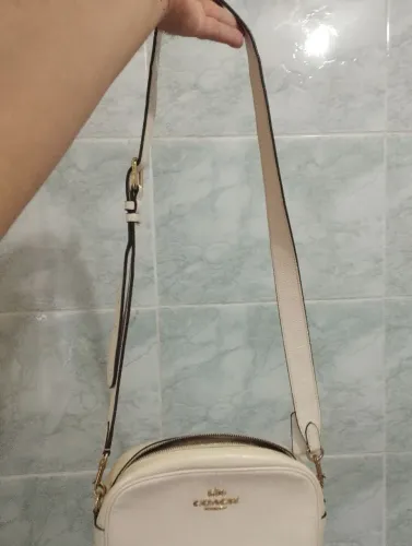 Bolsa Coach Original Jamie Camera Bag Branca Couro - Desapego Rápido