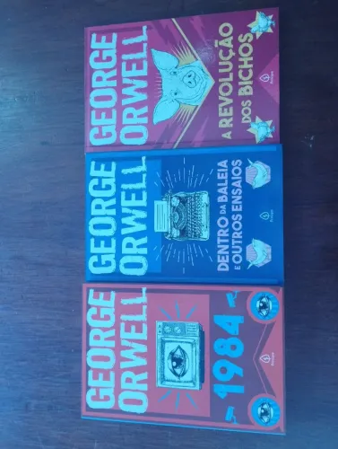 Kit 3 Livros George Orwell (1984 + Revolução Os Bichos) Perfeito Estado
