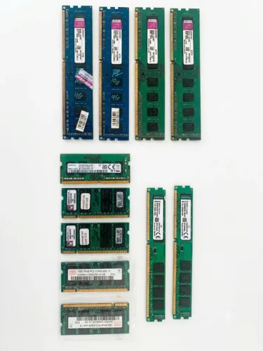 Memoria para PC e Notebook , tem de 4gigas e de 8gigas PC, e de note tem 2gigas e de 1giga