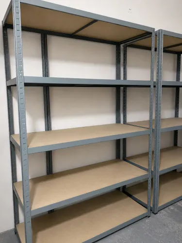 Prateleira de Aço Reforçada 5 Prateleiras em MDF | Alta Resistência