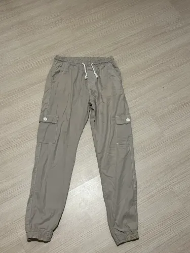 Calça cargo masculina bege 
