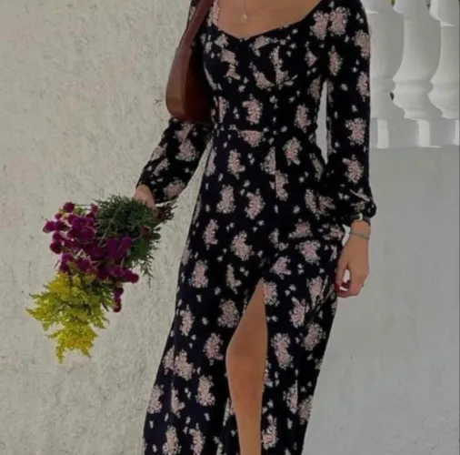 Vestido longo Luiza Meirelles
