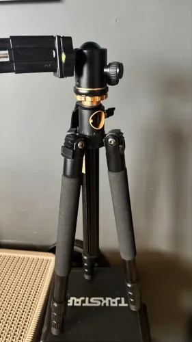 Tripé Profissional Monopé Suporte Celular 360° Dsrl Q666