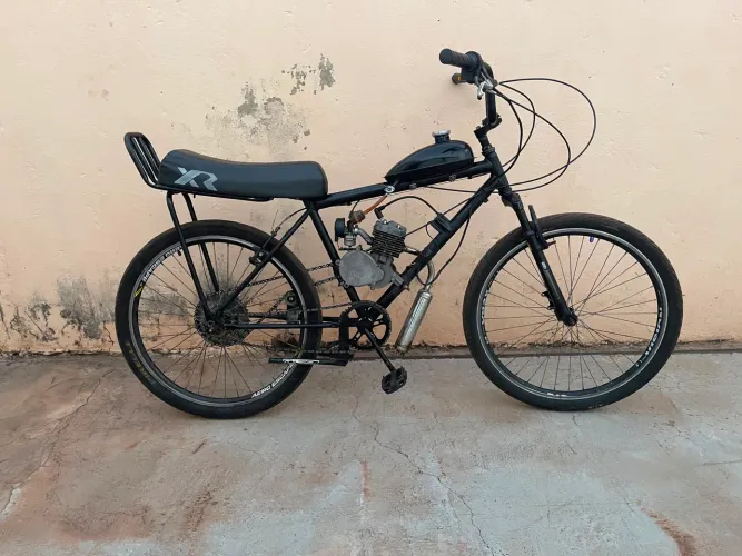 Bicicleta Motorizada 80cc - Motor Funcionando - Pronta pra uso.