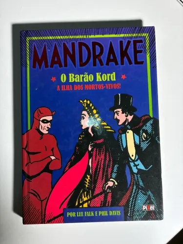 Quadrinhos Mandrake: O Barão Kord A Ilha dos Mortos Vivos