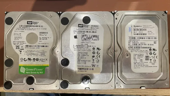 2 HDS 500GB - Western Digital Black e IBM