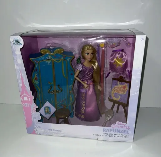 BONECA BARBIE RAPUNZEL PRINCESA DISNEY SET COMPLETO NOVO LACRADO 