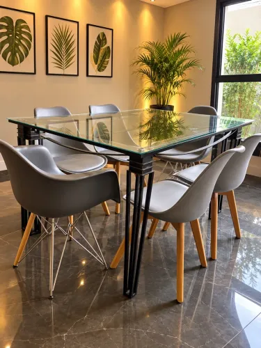 Mesa jantar , com ou sem as cadeiras