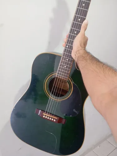 Violão elétrico condor 6 cordas verde escuro