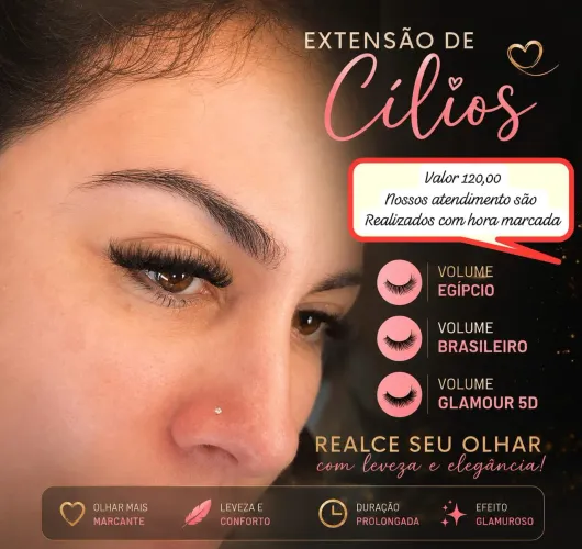 Extensão de cílios