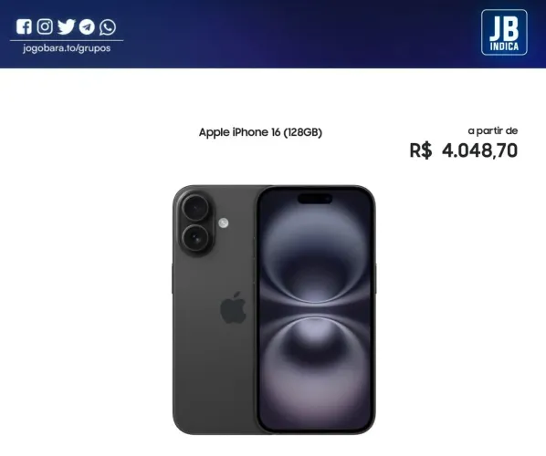 Iphone 16 gb nacional lacrado nota fiscal