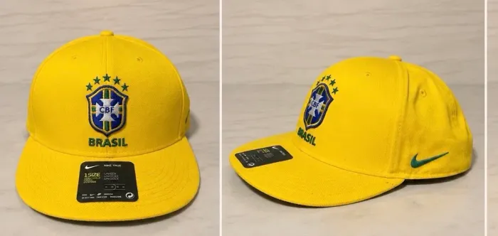 Boné exclusivo seleção brasileira 