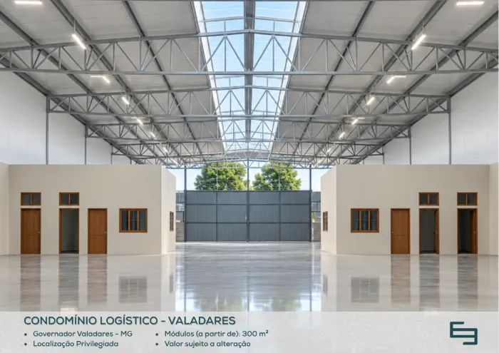 Galpão para alugar em Governador Valadares/MG com 1.800 m² e expansão aprovada