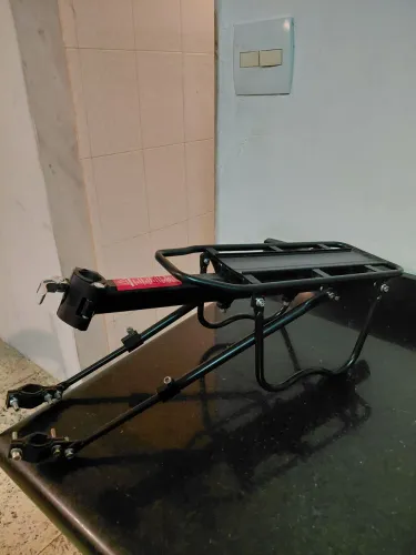 Bagageiro Traseiro Aluminio Bike Aro 26 27 29 Regulável Mtb