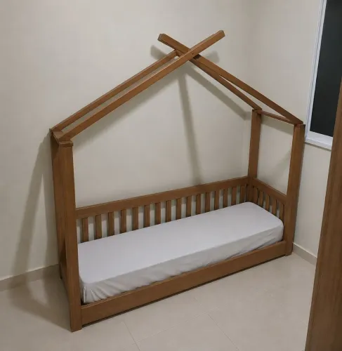 Vendo cama de solteiro montessoriana