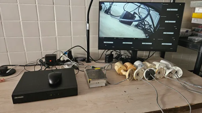 Kit CFTV hikvision completo 6 cameras