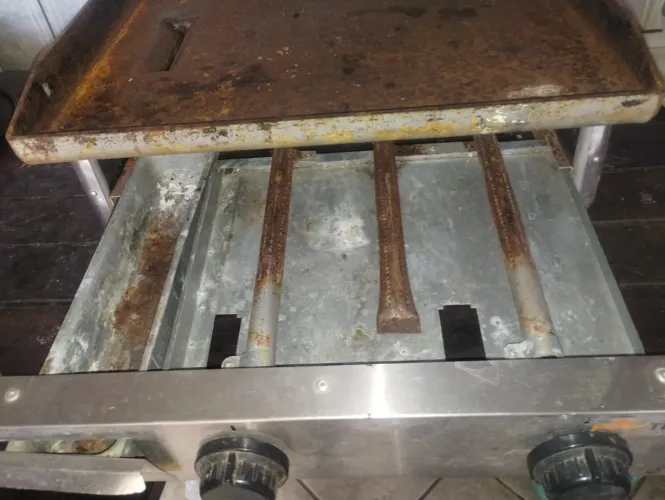 Chapa Tedesco a gás de coxinha para fazer lanches 