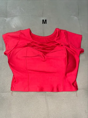 Cropped vermelho (Tamanho M)