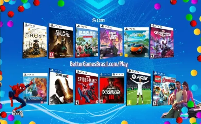 Spiderman + Marvel PS5 PS4 + Call of Duty The Crew GTA 6 FC25 + Minecraft Dead Space Lego