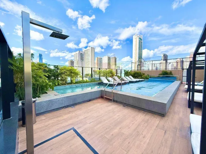 Edifício Hub, Apartamento com 2 quartos para alugar, 71 m² - Setor Bueno - Goiânia/GO