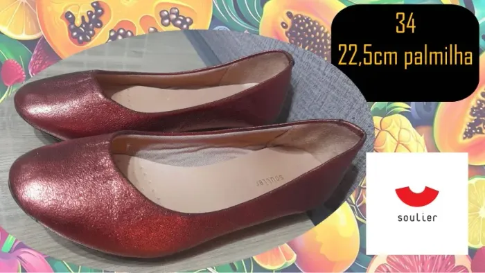 Sapatilha fashion feminina Soulier 34