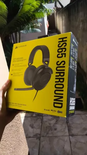 Headset Corsair HS65 Surround - Novo e Lacrado