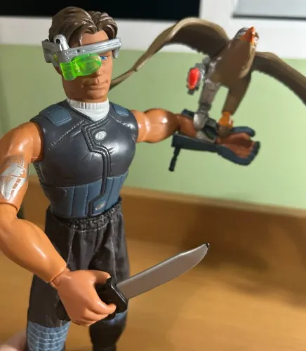 Boneco Max Steel Ataque de Águia Mattel 2005 - 100% Completo