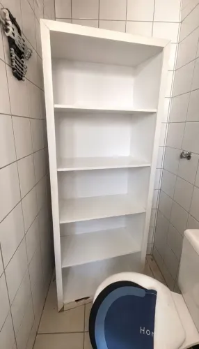 Estante branca mdf 