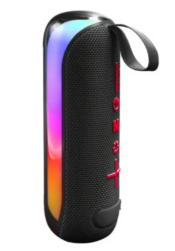Caixa de Som Bluetooth Grasep D-G384 Portátil RGB TWS Potente