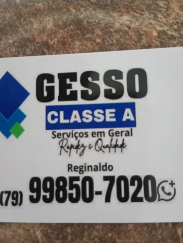 Gesso classe A rapidez e qualidade
