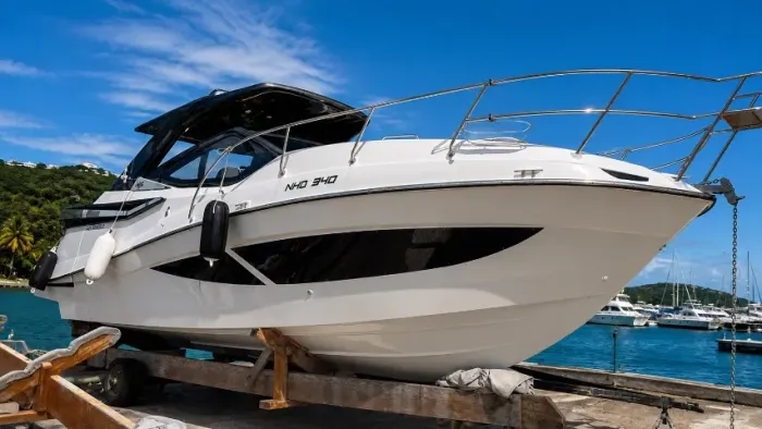 Lancha NHD 34 pés com motor 2026 (Ñ nx, focker, real, coral, fs, ventura, triton, azov)