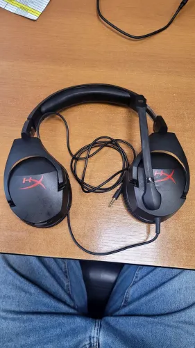 Headset Gamer Hyperx Cloud Stinger, Preto E Vermelho