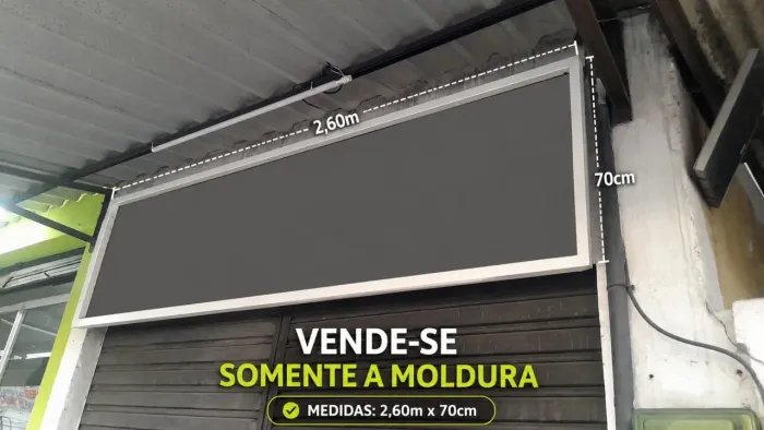 Vendo moldura para fachada de loja