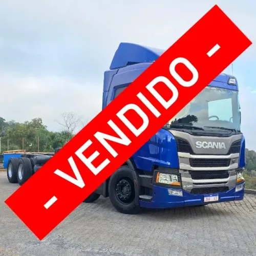 Scania P-320 8x2 - 2020 ( Único dono - Todas revisões na Scania - Zerado )