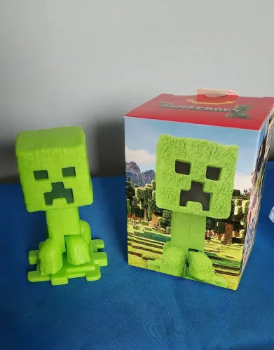 Minecraft - CREEPER - Na caixa - Impecável - Complete sua coleção do McDonald's.