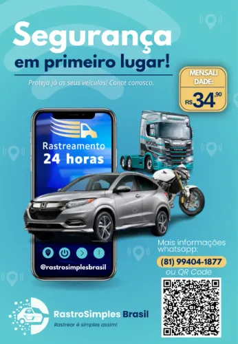 Rastreador (instalação) com bloqueio para Carros, Motos e Caminhões 4G Multioperadora