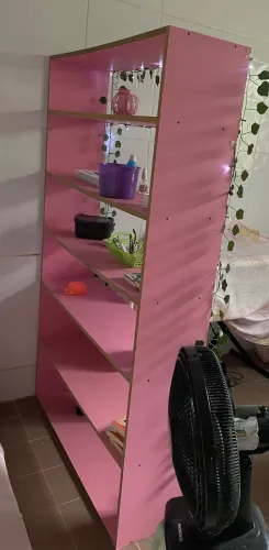 ESTANTE MADEIRA ROSA