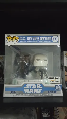 Funko Pop Deluxe Darth Vader E Snowtrooper 377