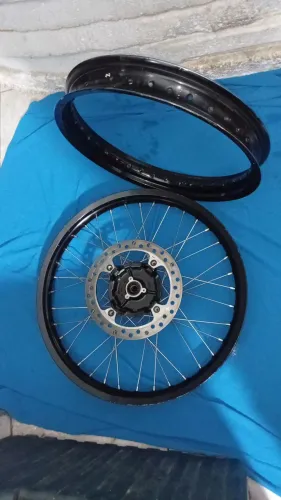 Roda Dianteira Aro 21 Excel Takasago XRE 300 + Aro Trazeiro 18 Excel seminovos