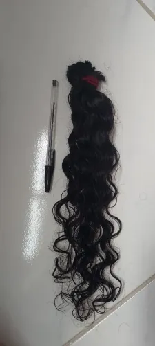 Cabelo cacheado virgem