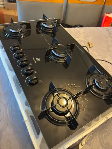 Cooktop Electrolux 5 bocas GLP a gás