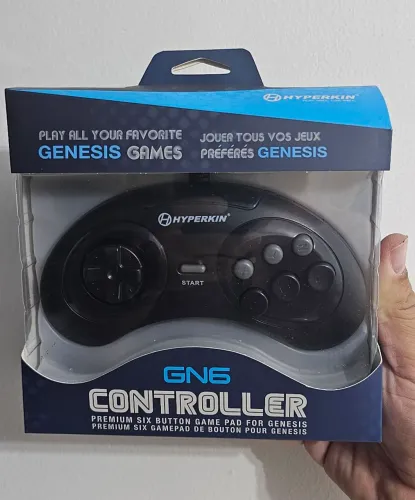 Controle premium Hiperkin Genesis 6 Botões - lacrado