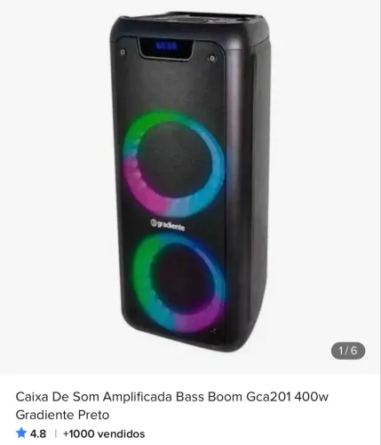 Vendo caixa de som
