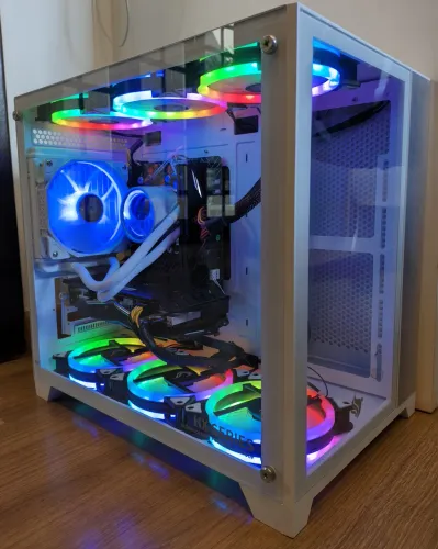 Computador Pc Gamer Ryzen 5500 RX580 16GB Barato